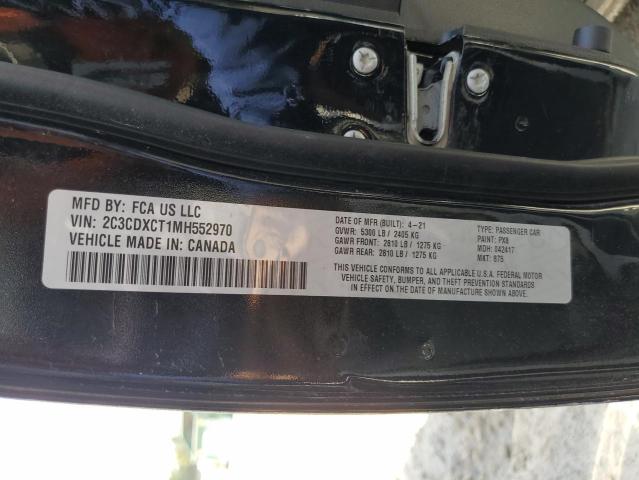 Photo 10 from auction – 2021 DODGE CHARGER R/ with VIN 2C3CDXCT1MH552970