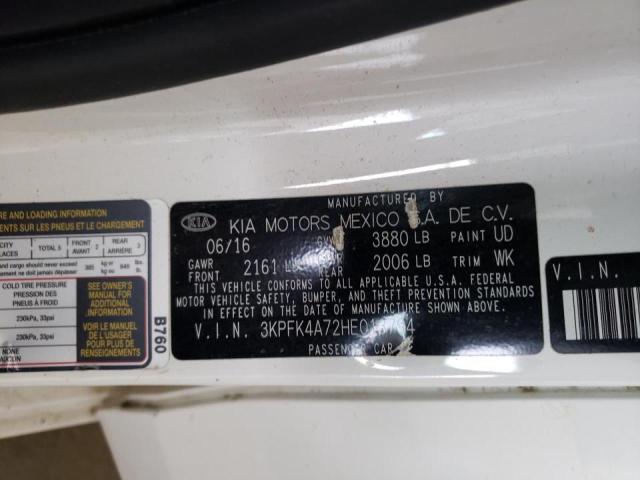 Photo 10 from auction – 2017 KIA FORTE LX with VIN 3KPFK4A72HE013794