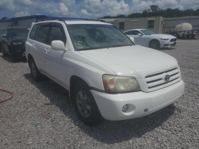 TOYOTA HIGHLANDER 2007 with VIN JTEGP21A770127654 - Photo from auction