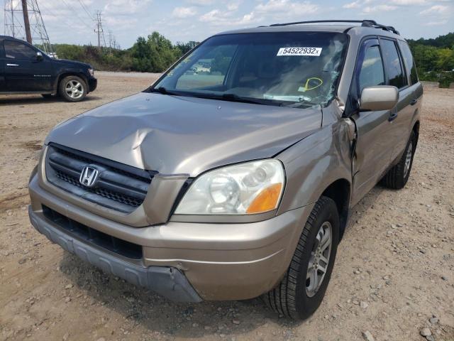 Photo 2 from auction – 2004 HONDA PILOT EXL with VIN 2HKYF18554H607687