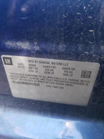 Photo 10 from auction – 2013 CHEVROLET SONIC LT with VIN 1G1JC6SB9D4252043