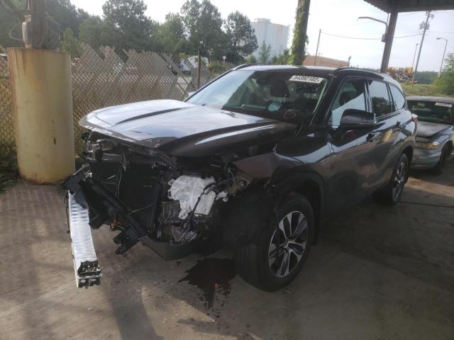 Photo 2 from auction – 2021 TOYOTA HIGHLANDER with VIN 5TDHZRBH6MS523803