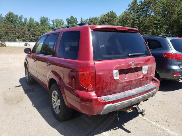 Photo 3 from auction – 2004 HONDA PILOT EXL with VIN 2HKYF18524H521804