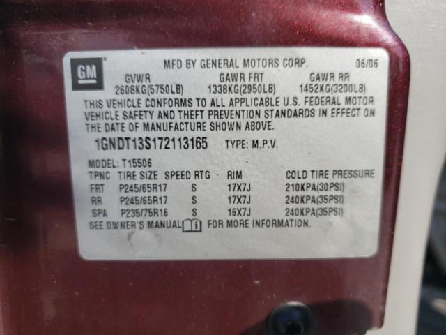 Photo 10 from auction – 2007 CHEVROLET TRAILBLAZE with VIN 1GNDT13S172113165