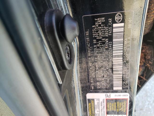 Photo 10 from auction – 2012 TOYOTA CAMRY BASE with VIN 4T1BF1FK7CU526463