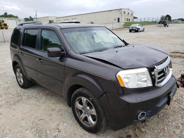 HONDA PILOT EXLN 2012 with VIN 5FNYF3H75CB007407 - Photo from auction