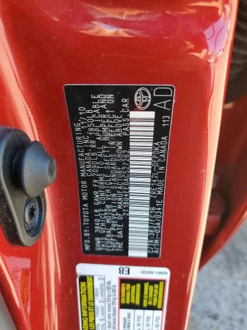 Photo 10 from auction – 2010 TOYOTA COROLLA BA with VIN 2T1BU4EE0AC527262