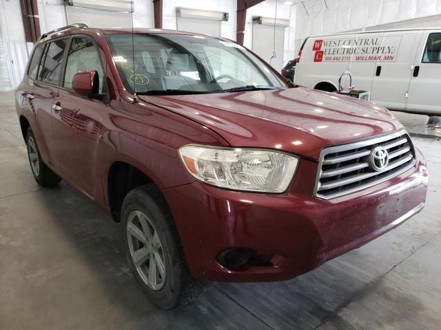 TOYOTA HIGHLANDER 2008 with VIN JTEDS41A782044275 - Photo from auction