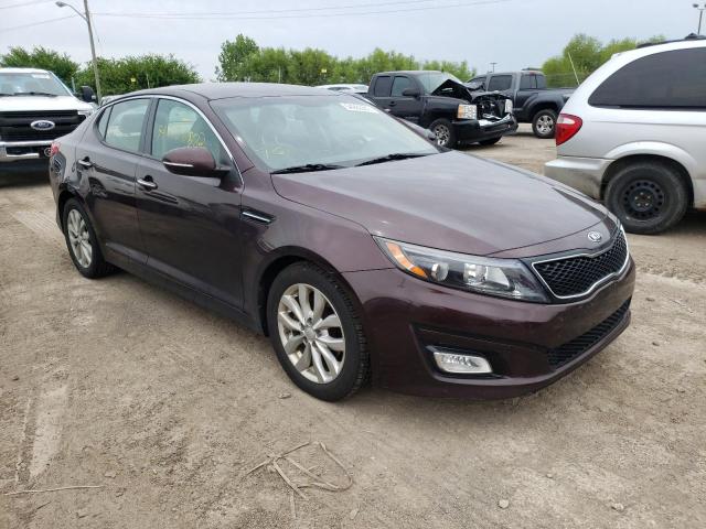 KIA OPTIMA LX 2014 with VIN 5XXGM4A74EG329490 - Photo from auction