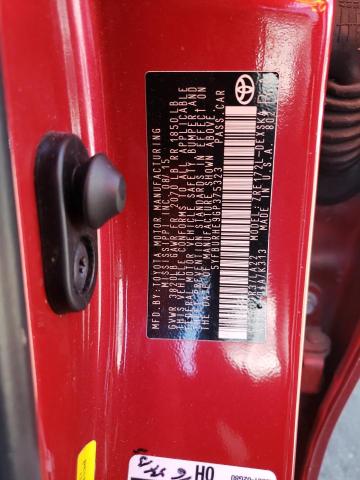 Photo 10 from auction – 2016 TOYOTA COROLLA L with VIN 5YFBURHE9GP375323