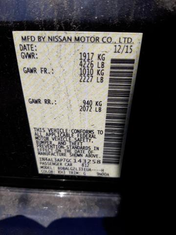 Photo 10 from auction – 2016 NISSAN ALTIMA 2.5 with VIN 1N4AL3AP7GC143258