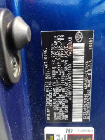 Photo 10 from auction – 2011 TOYOTA CAMRY BASE with VIN 4T1BF3EK4BU709783