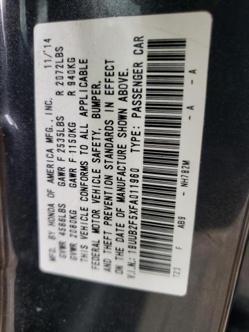 Photo 10 from auction – 2015 ACURA TLX TECH with VIN 19UUB2F5XFA011960