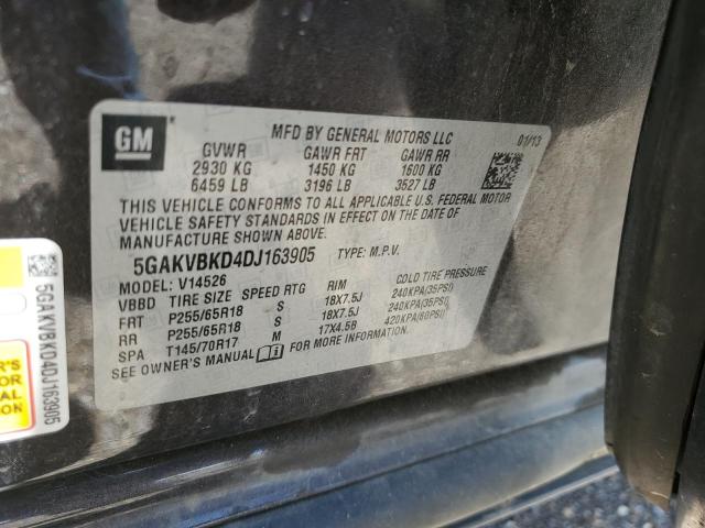 Photo 10 from auction – 2013 BUICK ENCLAVE with VIN 5GAKVBKD4DJ163905