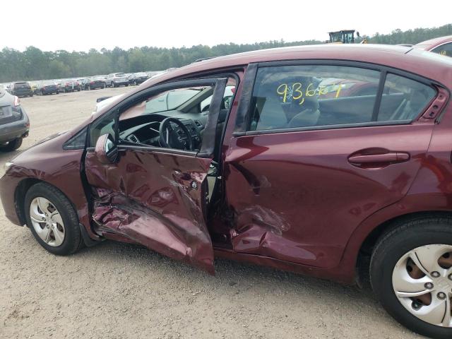 Photo 9 from auction – 2014 HONDA CIVIC LX with VIN 19XFB2F54EE031849