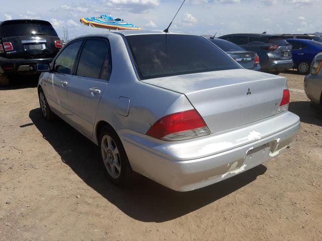 Photo 3 from auction – 2002 MITSUBISHI LANCER ES with VIN JA3AJ26E12U029694