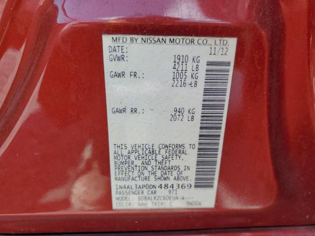 Photo 10 from auction – 2013 NISSAN ALTIMA 2.5 with VIN 1N4AL3AP0DN484369