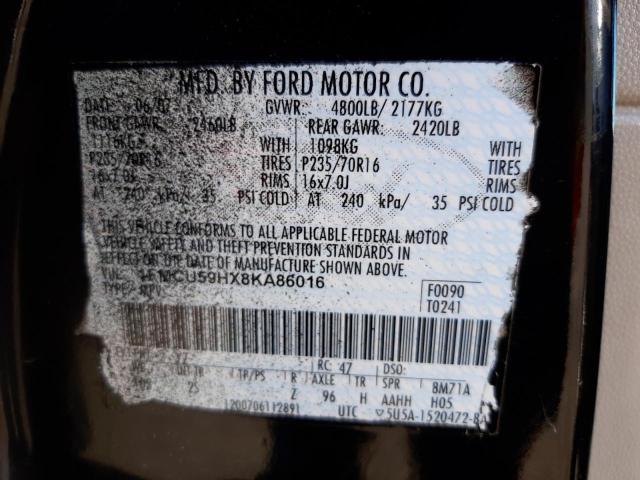 Zdjęcie 10 z aukcji – 2008 FORD ESCAPE z VIN 1FMCU59HX8KA86016