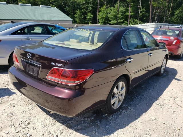 Photo 4 from auction – 2005 LEXUS ES 330 with VIN JTHBA30G355059802