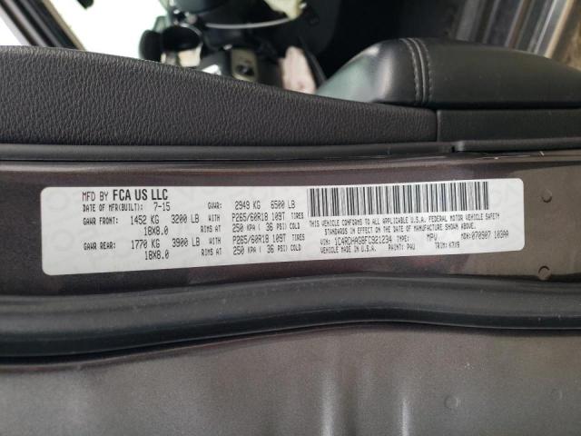 Photo 10 from auction – 2015 DODGE DURANGO SX with VIN 1C4RDHAG8FC921234