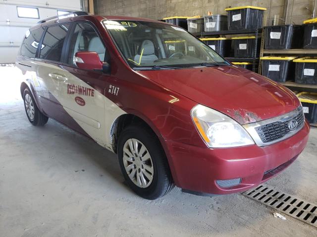 KIA SEDONA LX 2011 with VIN KNDMG4C78B6366270 - Photo from auction