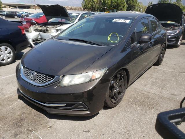 Photo 2 from auction – 2013 HONDA CIVIC LX with VIN 19XFB2F58DE219451