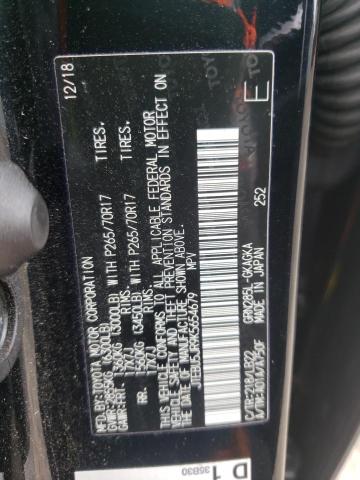 Photo 10 from auction – 2019 TOYOTA 4RUNNER SR with VIN JTEBU5JR9K5654679