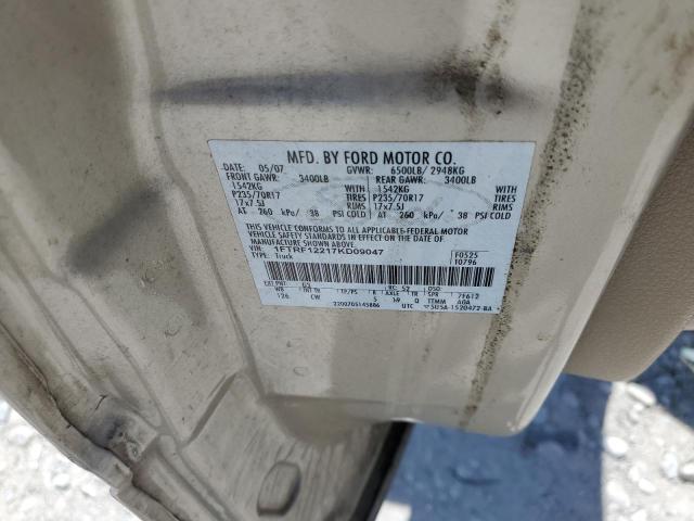 Photo 10 from auction – 2007 FORD F150 with VIN 1FTRF12217KD09047