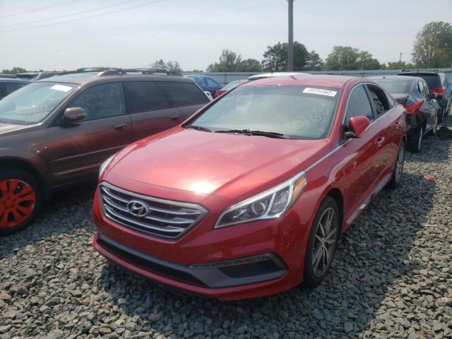 Photo 2 from auction – 2017 HYUNDAI SONATA SPO with VIN 5NPE34AB2HH497801