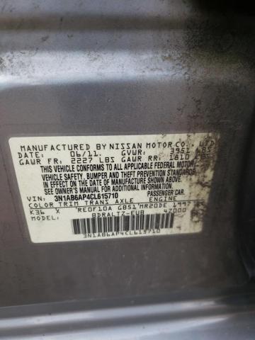 Photo 10 from auction – 2012 NISSAN SENTRA 2.0 with VIN 3N1AB6AP4CL615710