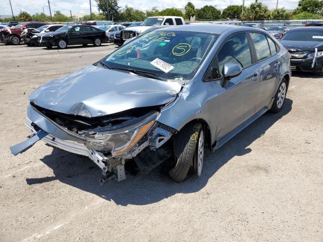 Photo 2 from auction – 2021 TOYOTA COROLLA LE with VIN 5YFEPMAEXMP222463