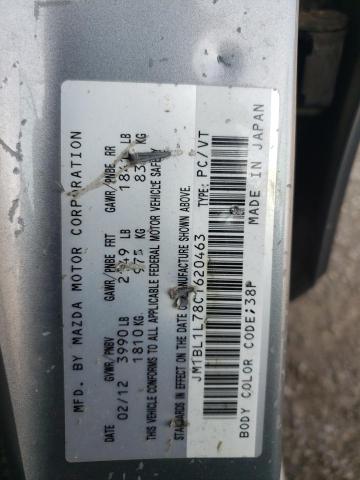 Photo 10 from auction – 2012 MAZDA 3 I with VIN JM1BL1L78C1620463