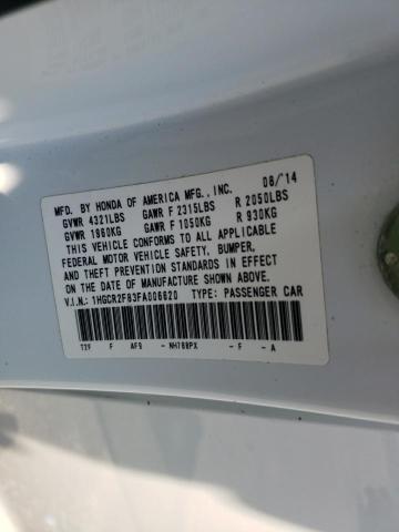 Photo 10 from auction – 2015 HONDA ACCORD EXL with VIN 1HGCR2F83FA006620