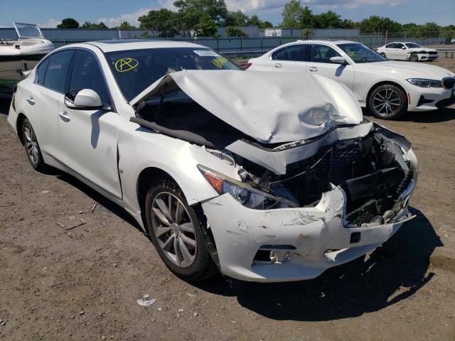 INFINITI Q50 BASE 2014 with VIN JN1BV7AR9EM695856 - Photo from auction