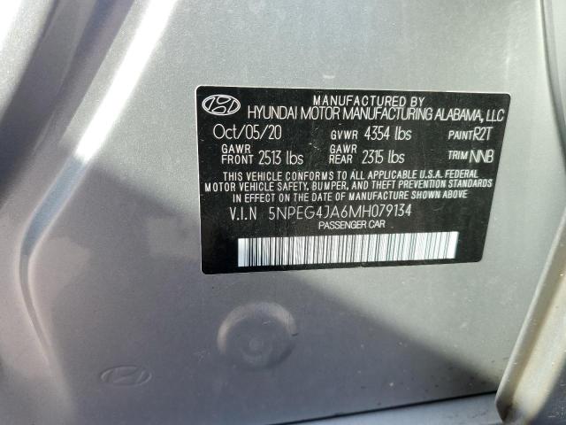 Photo 10 from auction – 2021 HYUNDAI SONATA SE with VIN 5NPEG4JA6MH079134