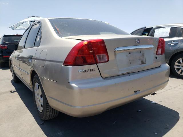 Photo 3 from auction – 2001 HONDA CIVIC LX with VIN JHMES16541S004663