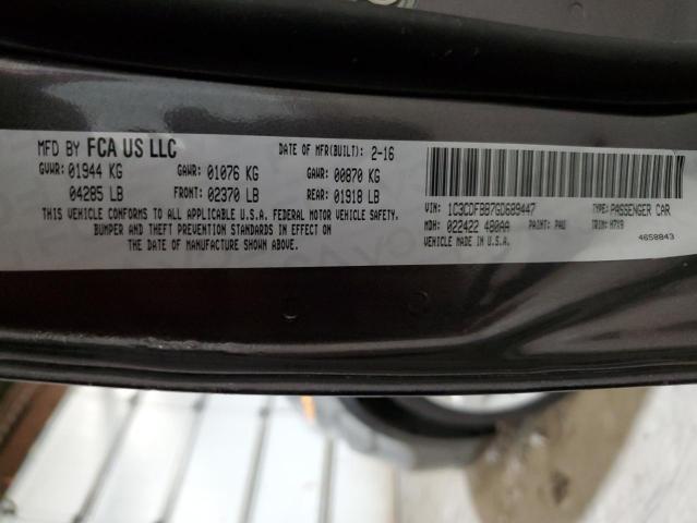 Photo 10 from auction – 2016 DODGE DART SXT with VIN 1C3CDFBB7GD689447