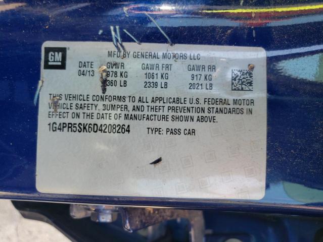 Photo 10 from auction – 2013 BUICK VERANO CON with VIN 1G4PR5SK6D4208264