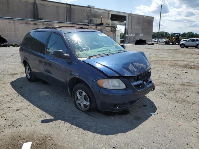DODGE GRAND CARA 2003 with VIN 1D4GP24333B193668 - Photo from auction