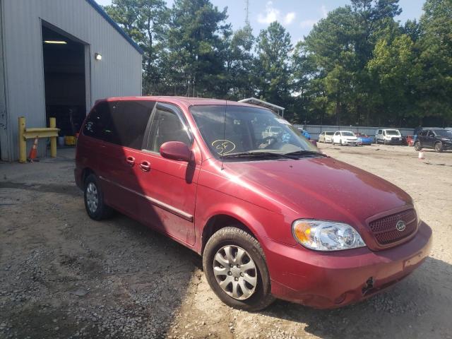 KIA SEDONA EX 2004 with VIN KNDUP131446577396 - Photo from auction