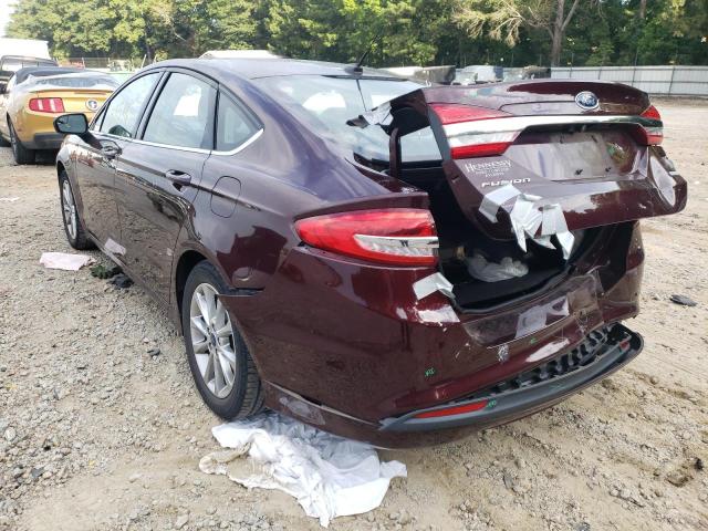 Photo 3 from auction – 2017 FORD FUSION SE with VIN 3FA6P0HDXHR368622