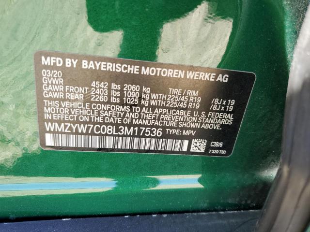 Photo 10 from auction – 2020 MINI COOPER S C with VIN WMZYW7C08L3M17536