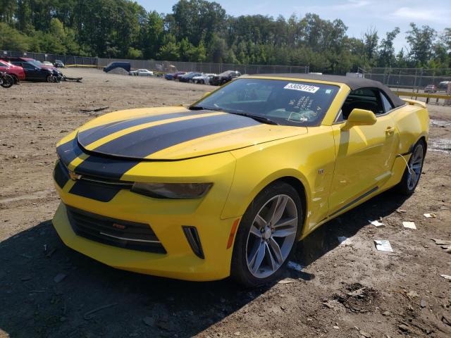 Photo 2 from auction – 2018 CHEVROLET CAMARO LT with VIN 1G1FB3DS7J0148366