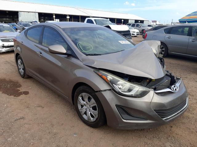 Photo 1 from auction – 2016 HYUNDAI ELANTRA SE with VIN 5NPDH4AE7GH709503