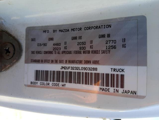 Photo 10 from auction – 1990 MAZDA B2200 CAB with VIN JM2UF3232L0903288