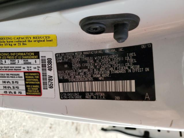 Photo 10 from auction – 2013 TOYOTA SIENNA XLE with VIN 5TDYK3DC8DS387905