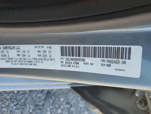 Photo 10 from auction – 2008 DODGE AVENGER SE with VIN 1B3LC46K08N265988