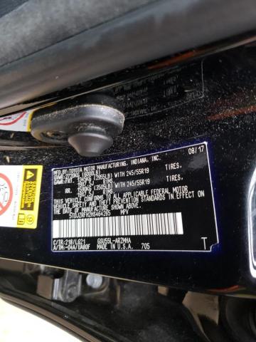 Photo 10 from auction – 2017 TOYOTA HIGHLANDER with VIN 5TDJZRFH2HS464265