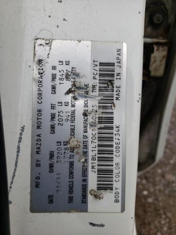Photo 10 from auction – 2012 MAZDA 3 I with VIN JM1BL1L70C1560825