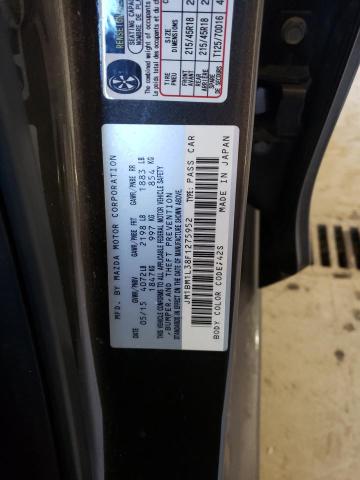 Photo 10 from auction – 2015 MAZDA 3 TOURING with VIN JM1BM1L38F1275952